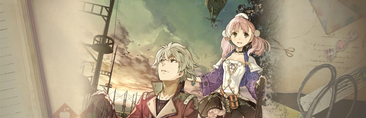 エスカ＆ロジーのアトリエ ～黄昏の空の錬金術士～ DX キービジュアル